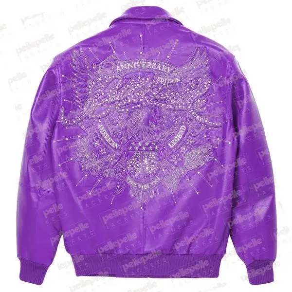 Pelle Pelle 40th Anniversary Purple Jacket, pellepelle.us