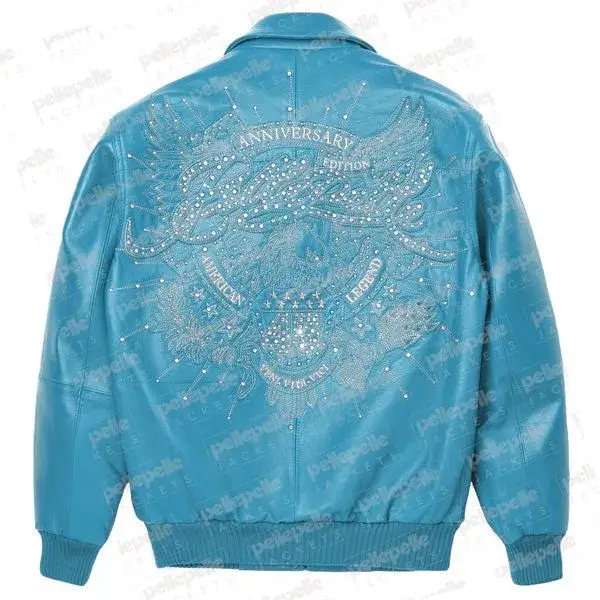 Pelle Pelle 40th Anniversary Turquoise Jacket pellepelle.us