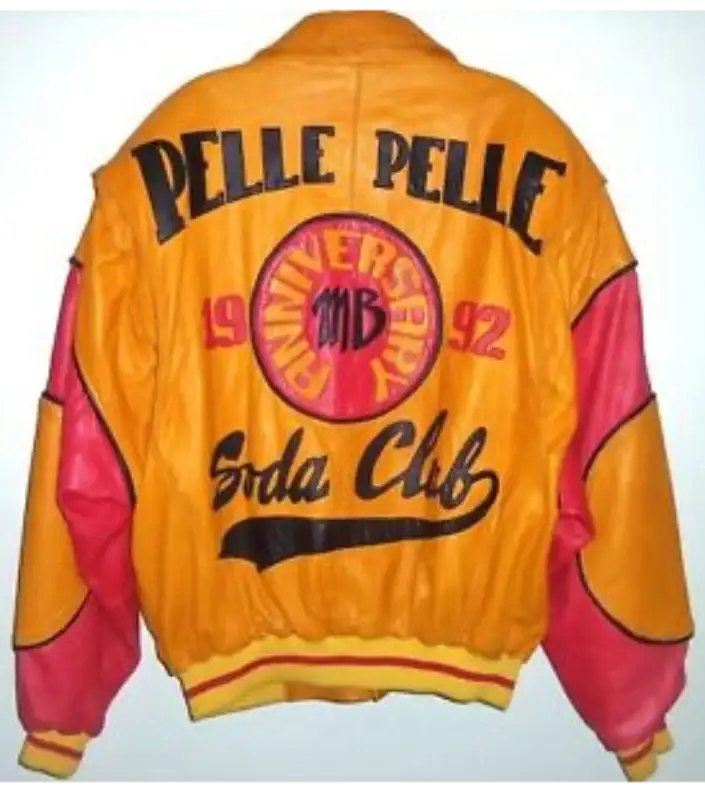 Pelle Pelle 90s Marc Buchanan 1992 Soda Club Anniversary Jacket, pellepelle.us