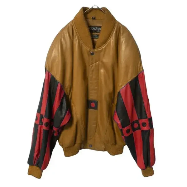 Pelle Pelle Marc Buchanan Mustard Leather Jacket, pellepelle.us