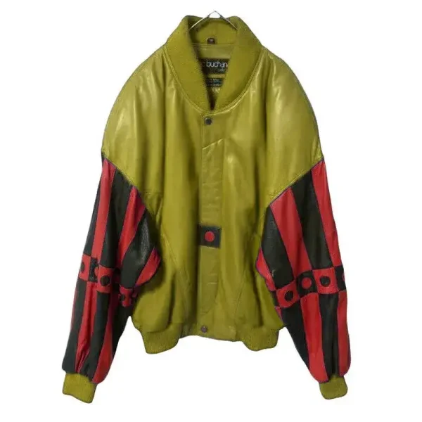 Pelle Pelle Marc Buchanan Olive Leather Jacket