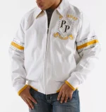 Pelle Pelle American White Studded Jacket