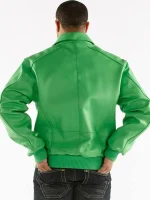 Pelle Pelle Basic In Lime Plush Jacket