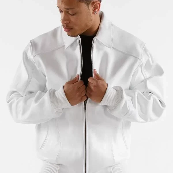 Pelle Pelle Basic in White Plush Jacket, pellepelle.us