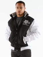 Pelle Pelle Sport Black N White Jacket, pellepelle.us