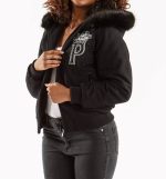 Pelle Pelle Princess Black Wool Jacket, pellepelle.us