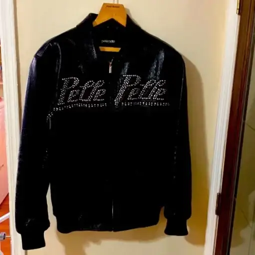 Black Pelle Pelle Leather Jacket, pellepelle.us