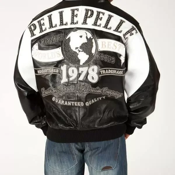 Pelle Pelle Black 1978 Studded Jacket, pellepelle.us