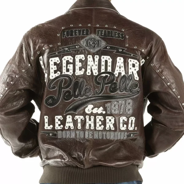 Pelle Pelle Brown Legendary Leather Jacket, pellepelle.us