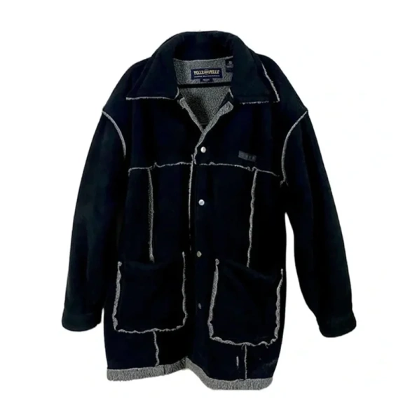 Pelle Pelle Marc Buchanan Black Wool Jacket, pellepelle.us