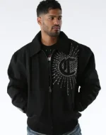 Pelle Pelle Chicago Wool Black Jacket