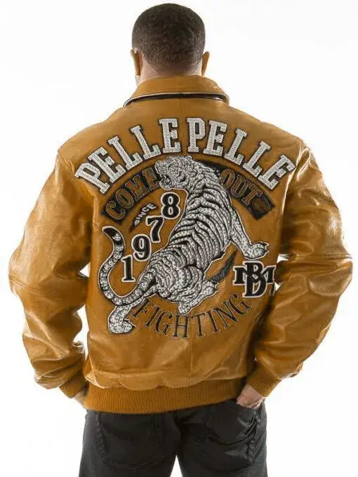 Pelle Pelle Come Out Fighting Mustard Jacket, pellepelle.us