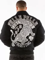 Pelle Pelle Come Out Fighting Tiger Black Jacket, Pelle Pelle, PellePelle.com