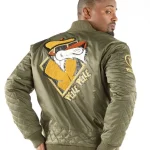 Pelle Pelle Cool Cat Flight Olive Jacket, pellepelle.us