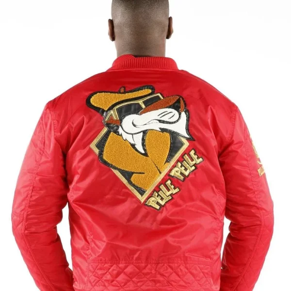 Pelle Pelle Cool Cat Flight Red Jacket, pellepelle.us