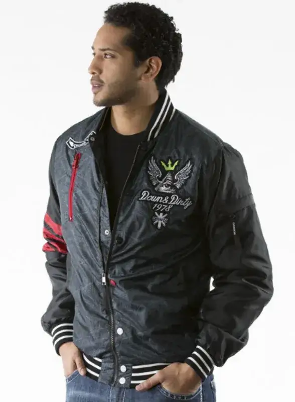 Pelle Pelle Down And Dirt 1978 Black Jacket, pellepelle.us