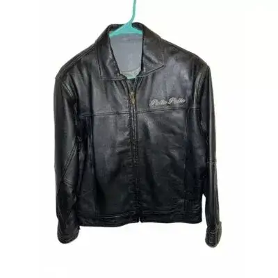 Pelle Pelle Embroidered Marc Buchanan Leather Jacket ,pellepelle.us