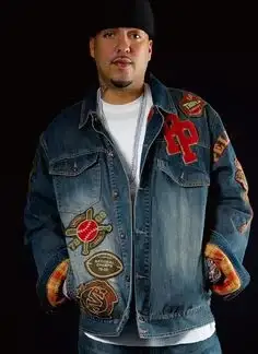 Pelle Pelle French Montana Varsity Denim Jacket PELLEPELLE.US