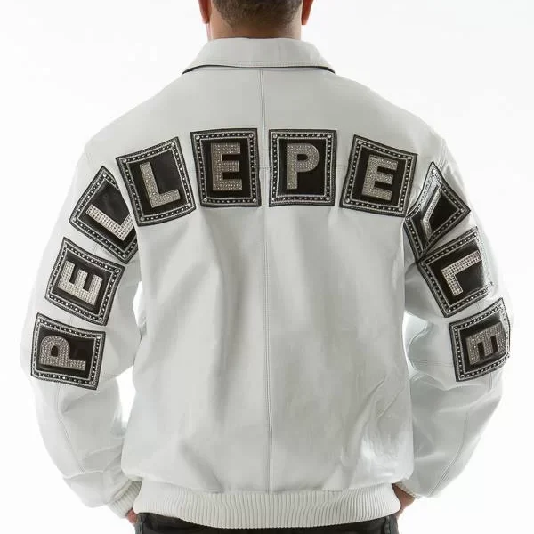 Pelle Pelle Jeweled White Jacket, pellepelle.s