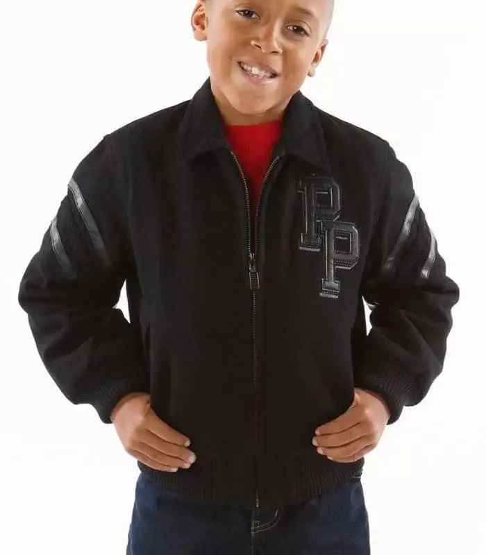 Pelle Pelle Kids Tribute Chicago Black Jacket, PELLEPELLE.US