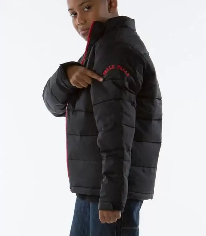 Pelle Pelle Kids Black Puffer Jacket, pellepelle.us