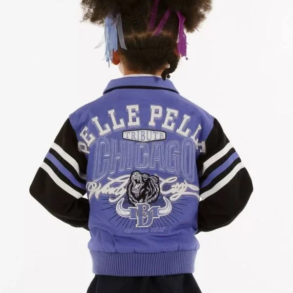 Pelle Pelle Kids Purple Chicago 1978 Jacket, pellepelle.us