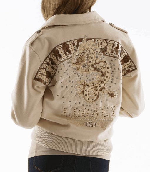 Pelle Pelle Dragon Cream Wool Jacket, pellepelle.us