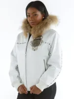 Pelle Pelle Ladies Mb Emblem White Jacket