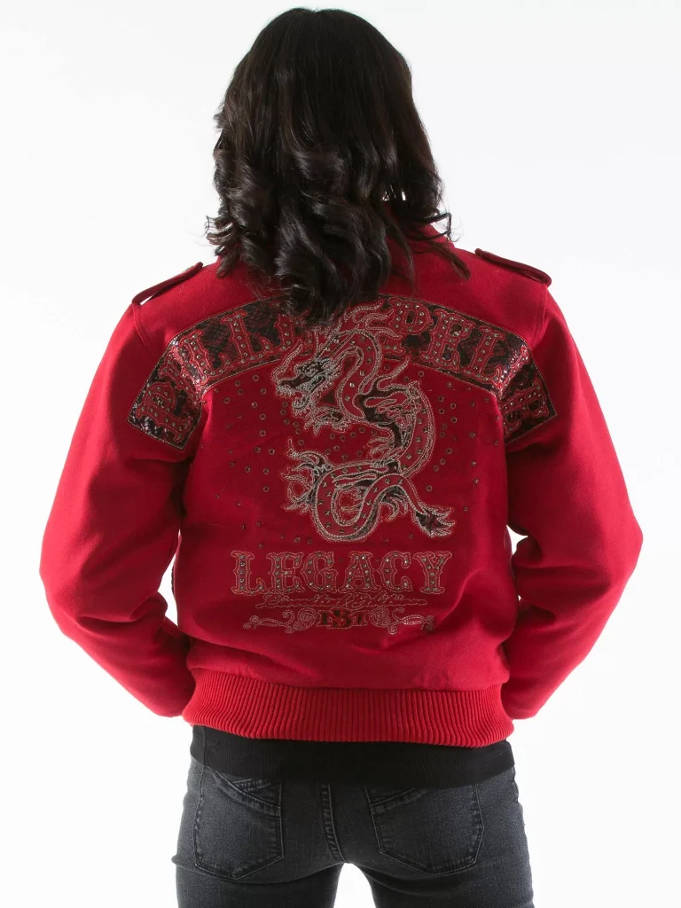 Pelle Pelle Ladies Snakeskin Dragon Cabernet Jacket, Pelle Pelle, PellePelle.com