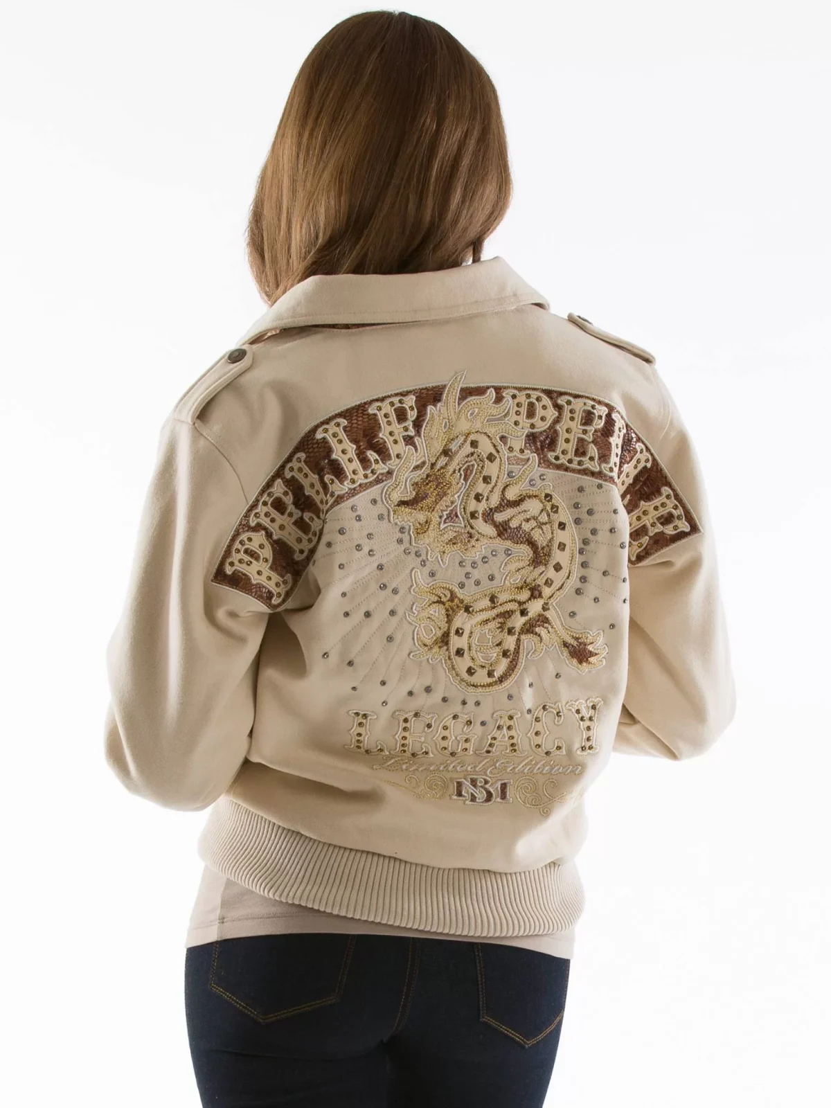 Pelle Pelle Ladies Snakeskin Dragon Coat,Pelle Pelle, PellePelle.com