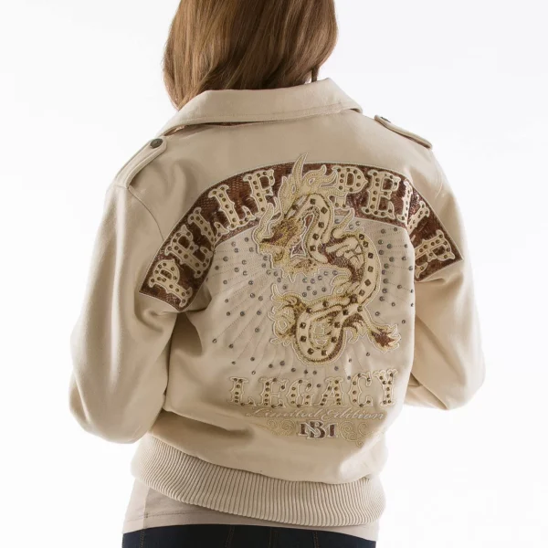 Pelle Pelle Ladies Snakeskin Dragon Coat,Pelle Pelle, PellePelle.com