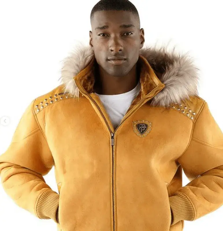 Pelle Pelle Leather Yellow Jacket, pellepelle.us