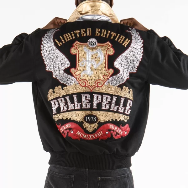 Pelle Pelle Limited Edition Black Jacket, pellepelle.us