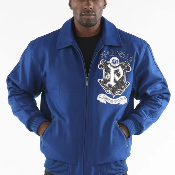 Pelle Pelle Limited Edition Blue Jacket, pellepelle.us