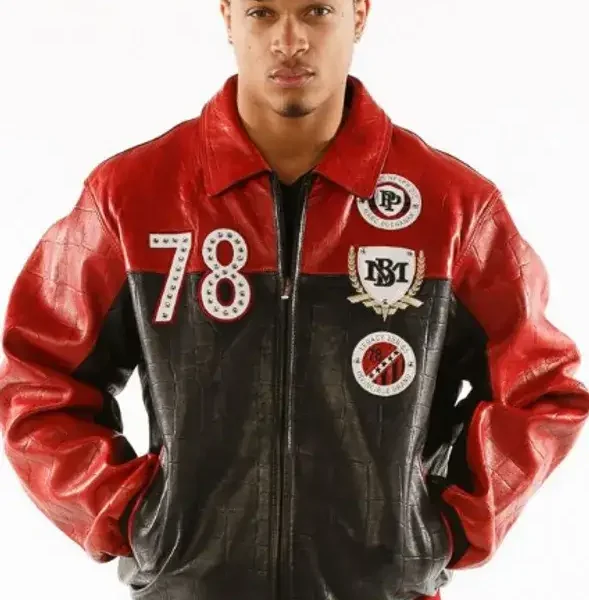 Pelle Pelle Marc Buchanan Legacy Series Black And Red Jacket, pellepelle.us