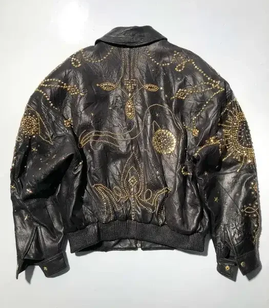 Pelle Pelle Marc Buchanan Studded Leather Bomber Jacket ,pellepelle.us