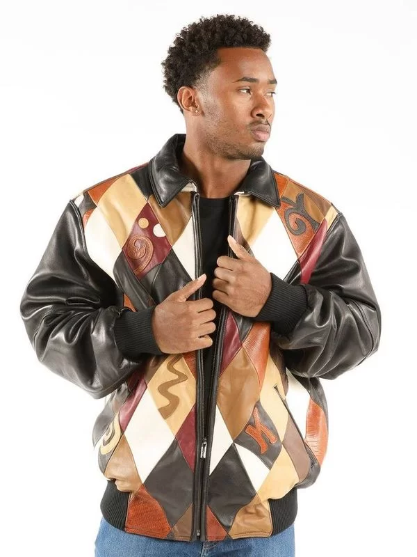 Pelle Pelle Mens Authentic Multicolor Jacket, PELLEPELLE.US