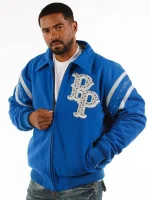 Pelle Pelle Blue Detroit Leather Jacket