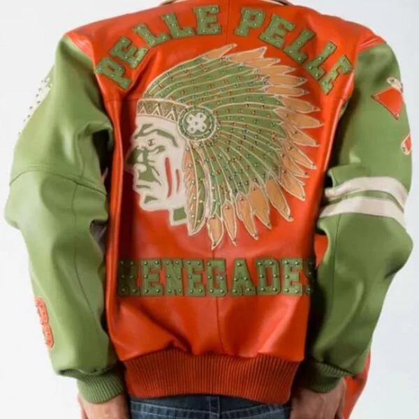 Pelle Pelle Orange Chief Keef Leather Jacket, pellepelle.us