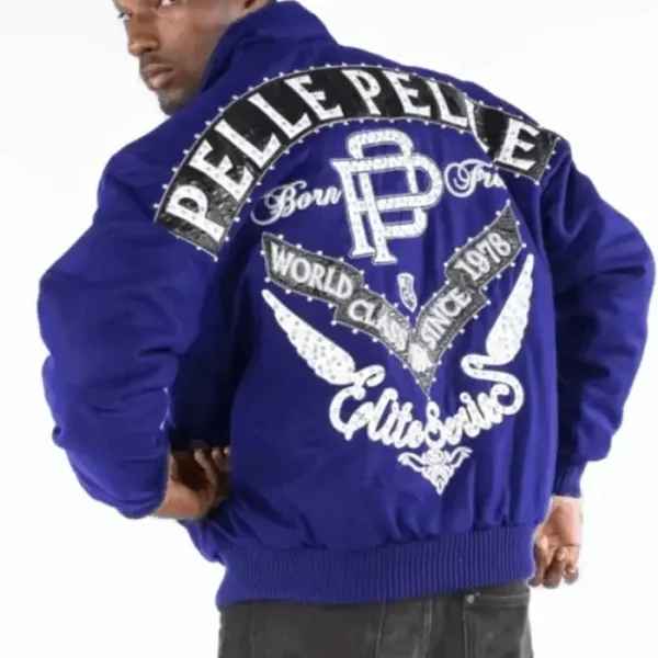 Pelle Pelle Elite Series Men Purple Jacket, pellepelle.us