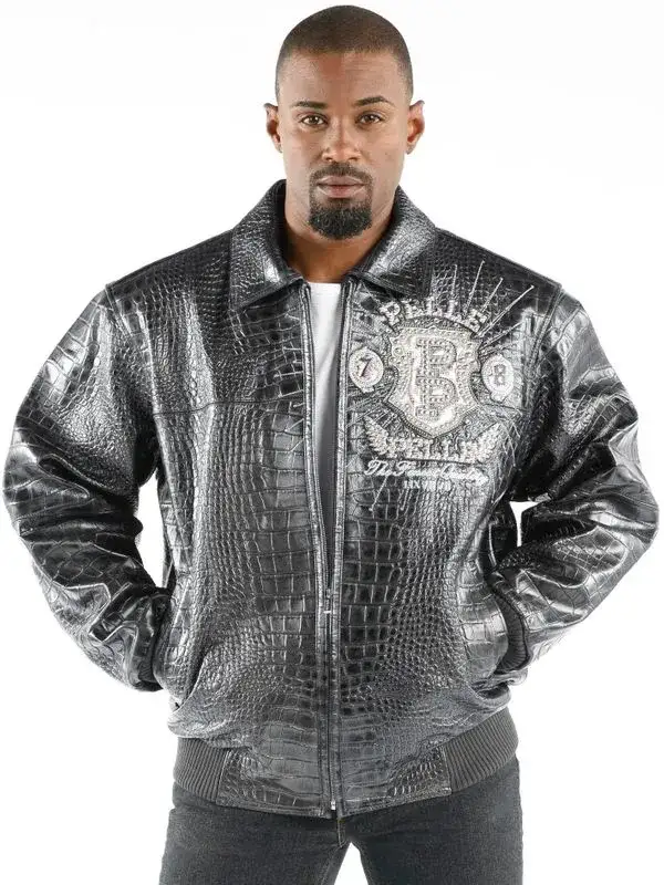 Mens Eye On The Prize Black Jacket, pellepelle.us