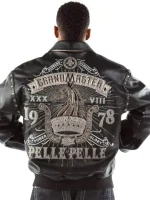 Pelle Pelle Grandmaster Black Plush Leather Jacket, pellepelle.us