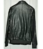 Pelle Pelle Black Alligator Leather Jacket