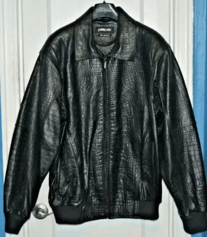 Pelle Pelle Black Alligator Leather Jacket, pellepelle.us