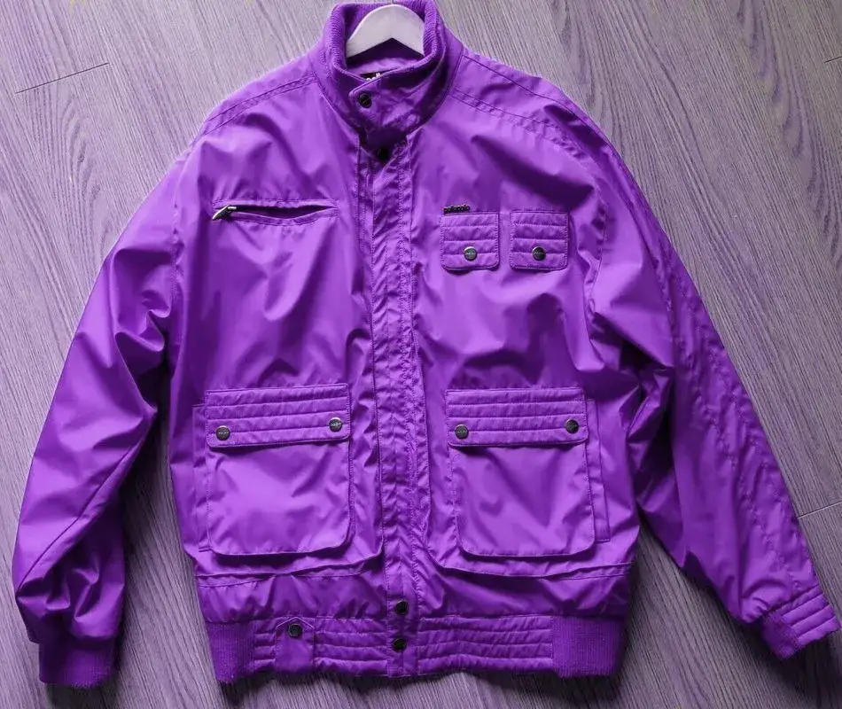 Pelle Pelle Mens Purple Winter Light Jacket, pellepelle.us