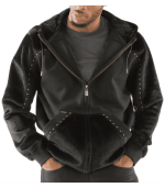 Pelle Pelle Ornate Black Wool Jacket, pellepelle.us