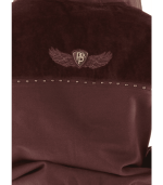 Pelle Pelle Ornate Maroon Wool Jacket, pellepelle.us