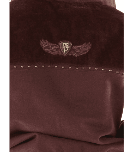 Pelle Pelle Ornate Maroon Wool Jacket, pellepelle.us