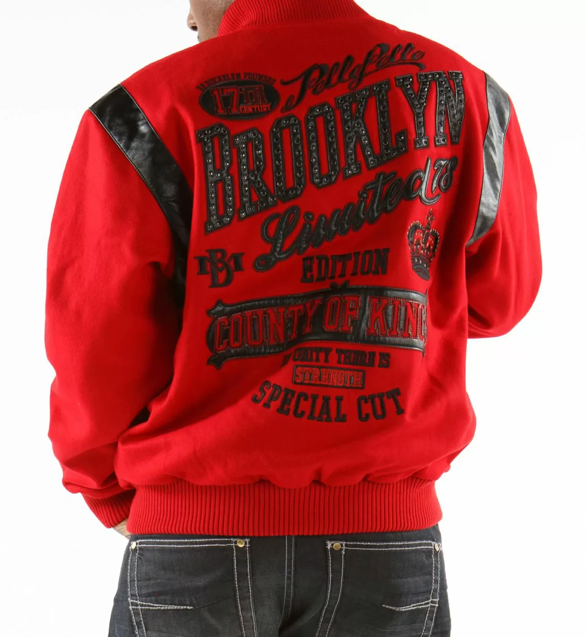 Pelle Pelle Red Brooklyn Tribute Special Cut Jacket, pellepelle.us