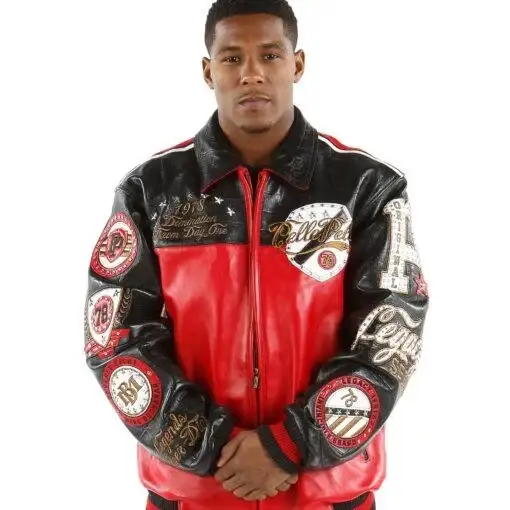 Pelle Pelle Red Legacy Series Leather Jacket, pellepelle.us